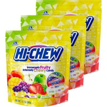 GREEN RABBIT HOLDINGS HI-CHEW Chewy Fruit Candy Assorted, 12.7 oz, 3 Pack 20902502